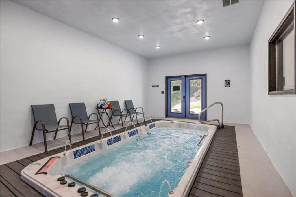 indoor pool with jets